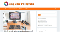 Desktop Screenshot of blog-ueber-fotografie.de