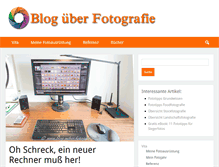 Tablet Screenshot of blog-ueber-fotografie.de
